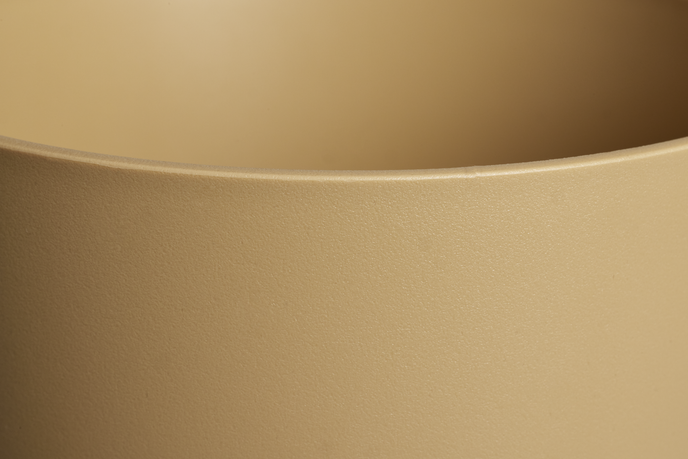 greenville round 18cm goudkleurig zand